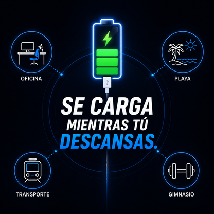 Ventilador Portátil Turbina con Enfriamiento